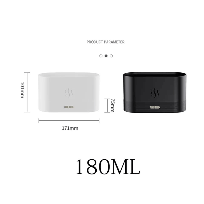 Difusor de Aroma com Efeito de Chama – Aromaterapia com Estilo e Conforto