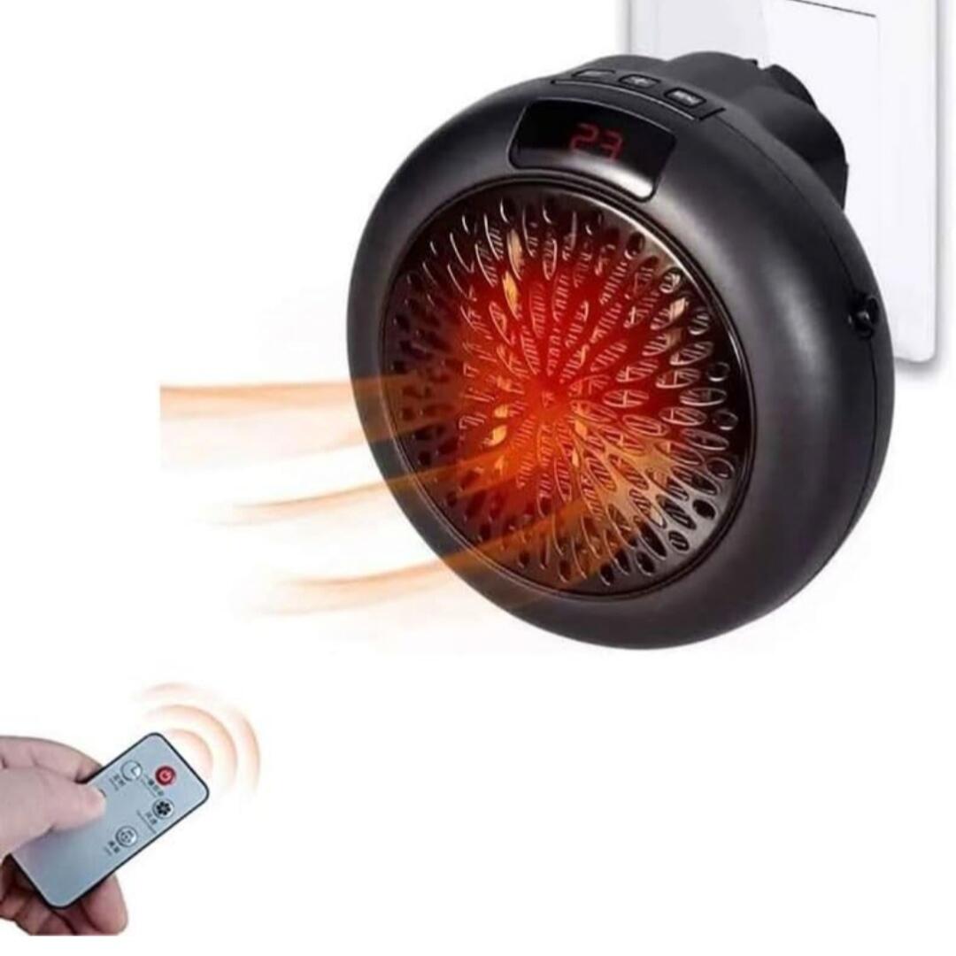 Aquecedor Portátil 900W com Temporizador Programável – Compacto, Silencioso e Eficiente