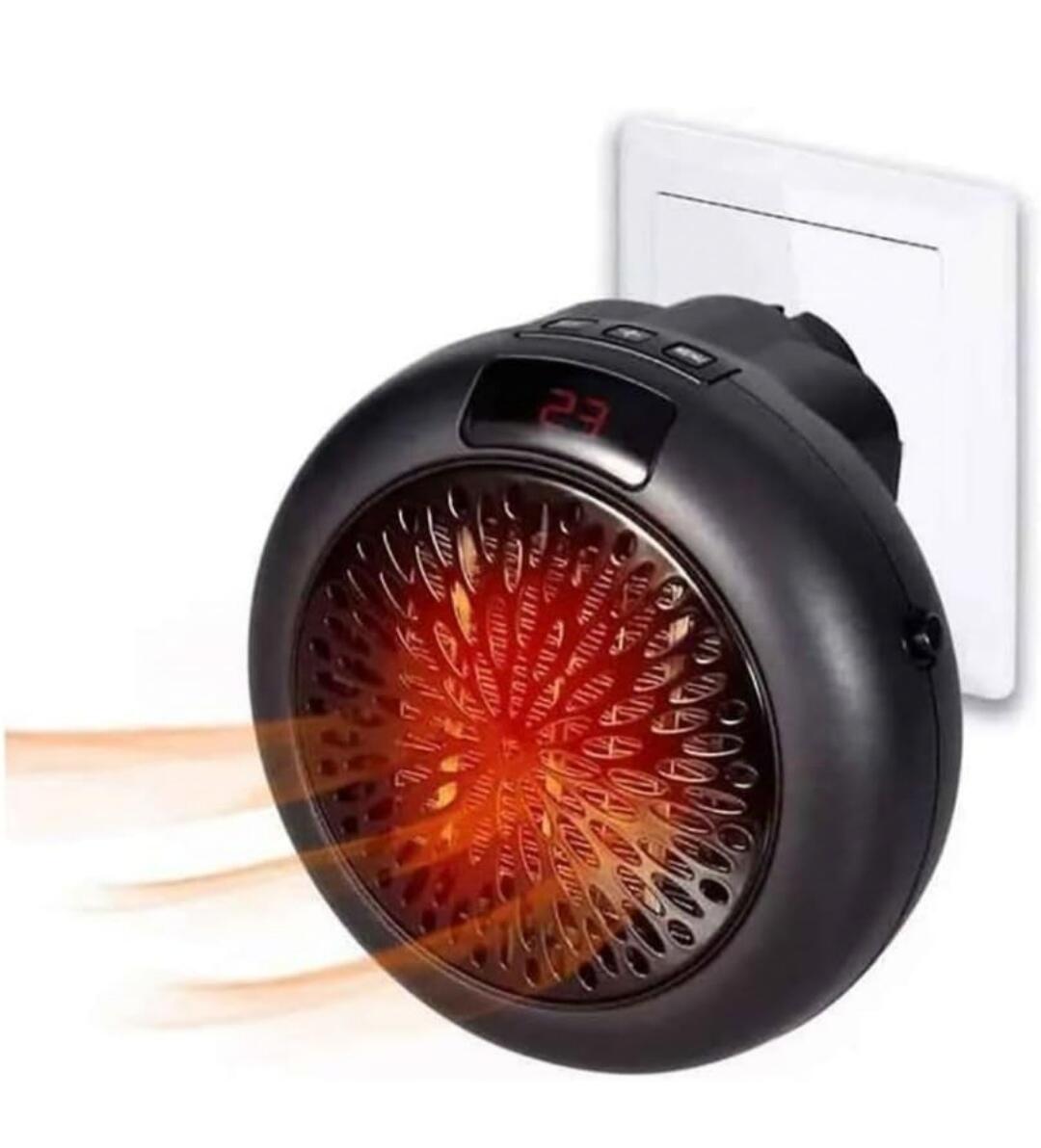 Aquecedor Portátil 900W com Temporizador Programável – Compacto, Silencioso e Eficiente