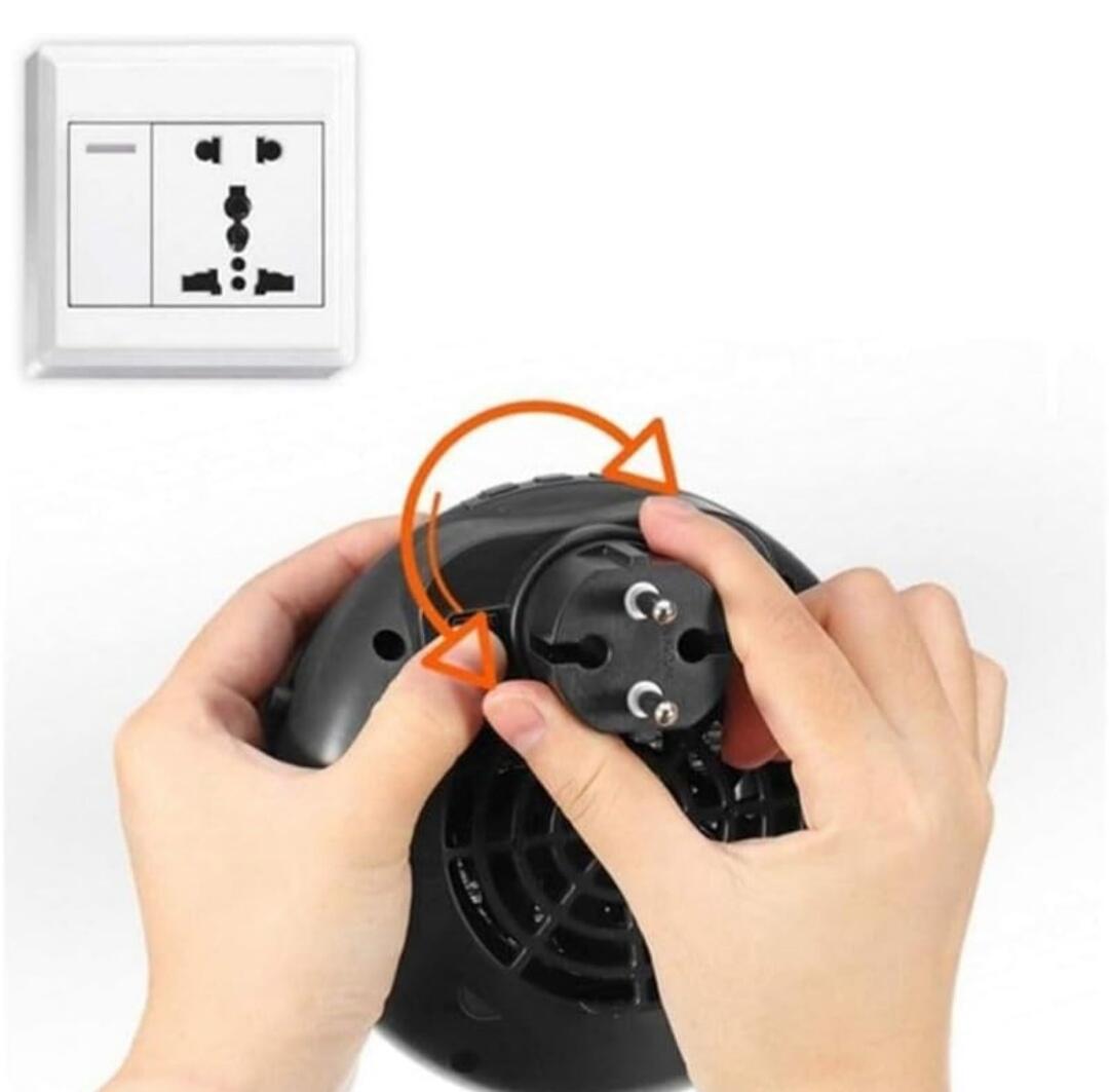 Aquecedor Portátil 900W com Temporizador Programável – Compacto, Silencioso e Eficiente