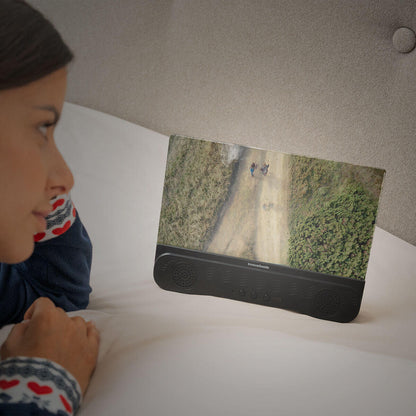 Amplificador de Ecrã com Altifalante Bluetooth