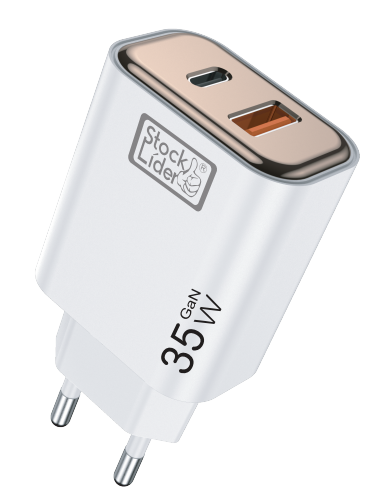 Adaptador Carregador Rápido USB + Tipo C