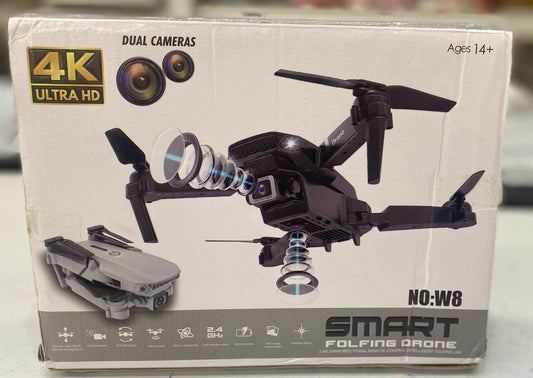 Drone 4K Dobrável Inteligente W8 - Duas Câmaras