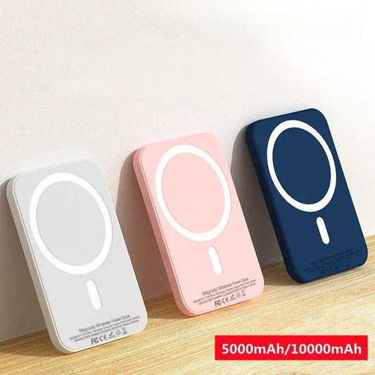 Powerbank Magnético para iPhone – Leve, Rápido e Sem Cabos